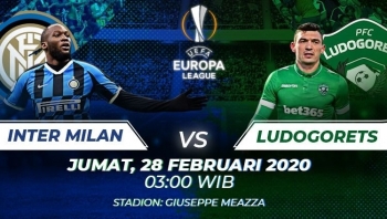 Bóng đá Cúp C2 Châu Âu: Inter Milan vs Ludogorets (3h00 ngày 28/2)
