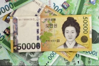 [Cập nhật] Tỷ giá Won Hàn Quốc 9/4: Tăng hàng loạt