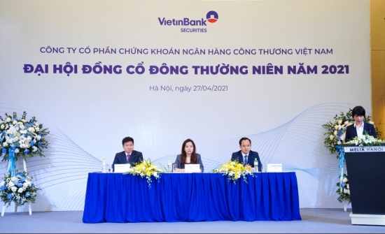 VietinBank Securities thông qua kế hoạch lợi nhuận 2021 tăng 20%