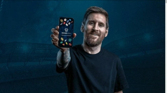 Lionel Messi trở thành gương mặt đại diện cho thương hiệu tiền ảo Socios