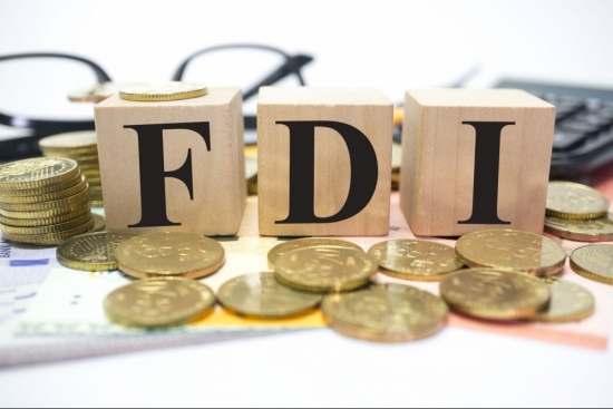 Tổng vốn FDI đăng ký cấp mới giảm tháng thứ 2 liên tiếp