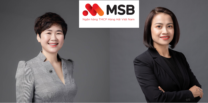 Ngân hàng Hàng Hải (MSB) bổ nhiệm hai nữ tướng mới
