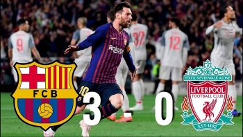 Bóng đá C1: "Messi hóa thánh" Barcelona vùi dập Liverpool