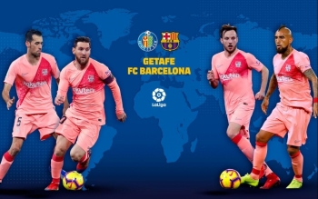Bóng đá Tây Ban Nha: Barcelona vs Getafe (23h30 ngày 12/5)