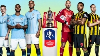 Bóng đá Anh FA Cup: Man City vs Watford (23h00 ngày 18/5)
