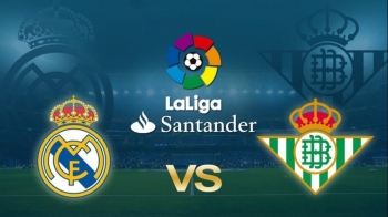 Bóng đá Tây Ban Nha: Real Madrid - Real Betis (END GAME, 17h00 ngày 19/5)