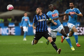 Bóng đá Ý:Napoli vs Inter Milan (1h30, 20/5, vòng 37 Serie A)