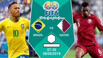 Bóng đá Giao hữu quốc tế 2019: Brazil vs Qatar (7h30 ngày 06/06)