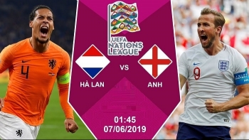 Bóng đá Nations League 2019: Hà Lan vs Anh (BÁN KẾT, 1h45 ngày 7/6)