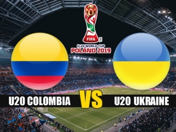 Bóng đá U20 World Cup 2019: Colombia vs Ukraine (TỨ KẾT, 20h30 ngày 07/06)