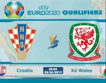 Bóng đá Vòng loại Euro 2020: Croatia vs Wales (20h00 ngày 8/6)