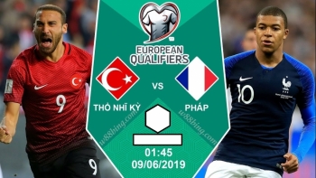 Bóng đá Vòng loại Euro 2020: Pháp vs Thổ Nhĩ Kỳ (1h45 ngày 9/6)