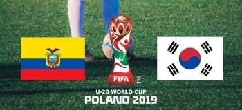 Bóng đá U20 World Cup 2019: Ecuador vs Hàn Quốc (BÁN KẾT, 1h30 ngày 12/06)