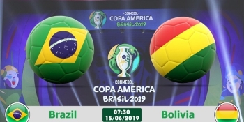 Bóng đá Copa America 2019: Brazil vs Bolivia (KHAI MẠC, 7h30 ngày 15/6)