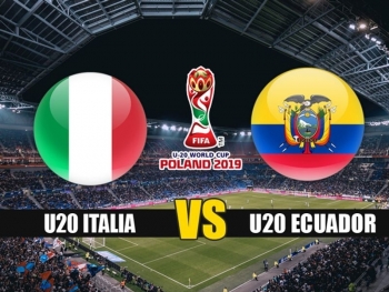 Bóng đá U20 World Cup 2019: Italia vs Ecuador (HẠNG BA, 1h30 ngày 15/06)