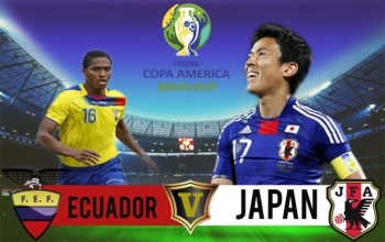 Bóng đá Copa America 2019: Ecuador vs Nhật Bản (6h00 ngày 25/6)