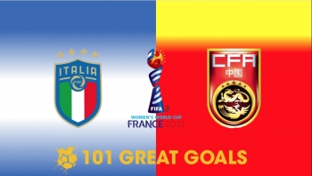 Bóng đá nữ World Cup 2019: Italia vs Trung Quốc (23h00 ngày 25/6)