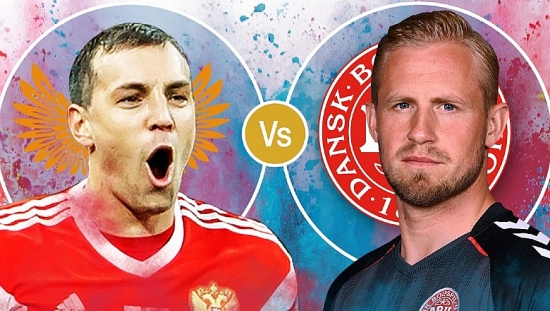 Bóng đá Euro 2021: Nga vs Đan Mạch (2h00 ngày 22/06)