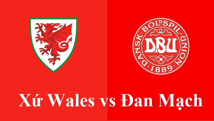 Bóng đá Euro 2021: Xứ Wales vs Đan Mạch (23h00 ngày 26/06)