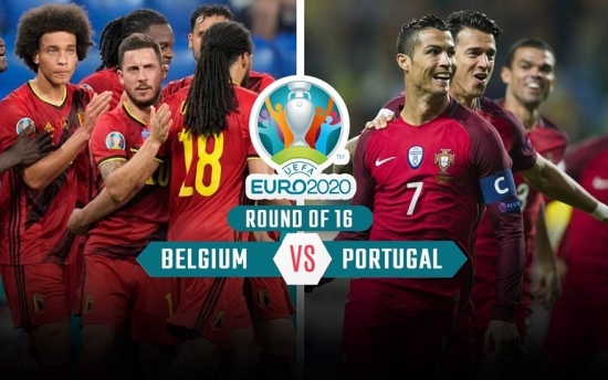 Bóng đá Euro 2021: Bỉ vs Bồ Đào Nha (2h00 ngày 28/06)