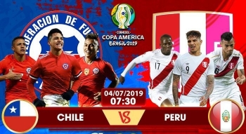 Bóng đá Copa America 2019: Chile vs Peru (BÁN KẾT 2, 7h30 ngày 4/7)