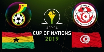 Bóng đá châu Phi 2019: Ghana vs Tunisia (VÒNG 1/8, 2h00 ngày 09/07)
