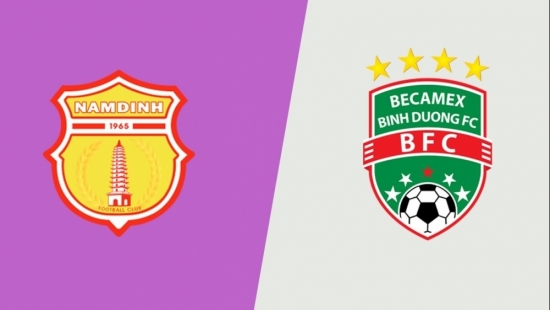 Nam Định vs Becamex Bình Dương, 18h00 ngày 23/7, bóng đá V League 2020