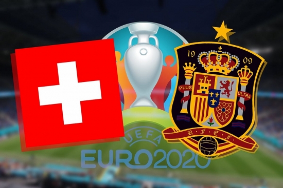 Bóng đá Euro 2021: Thụy Sĩ vs Tây Ban Nha (TỨ KẾT, 23h00 ngày 2/7)