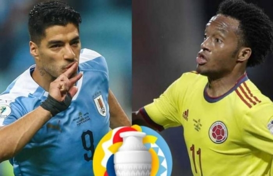 Bóng đá Copa America 2021: Uruguay vs Colombia (TỨ KẾT, 5h00 ngày 4/7)
