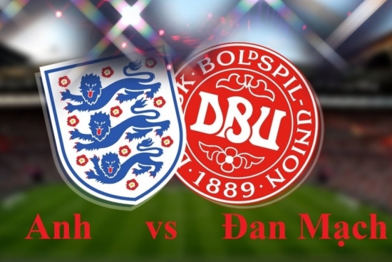 Bóng đá Euro 2021: Trận đấu giữa đội tuyển Anh vs Đan Mạch (BÁN KẾT, 2h00 ngày 8/7)