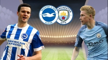 Bóng đá Ngoại hạng Anh 2019/2020: Manchester City vs Brighton (VÒNG 4 - 21h00 ngày 31/8)