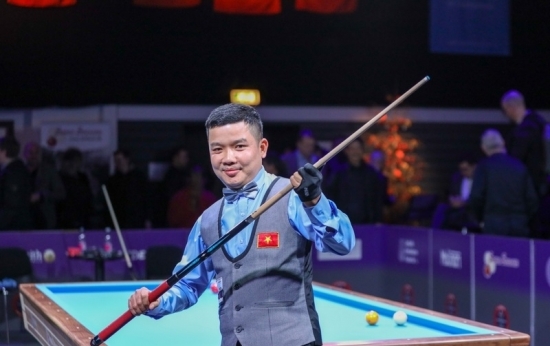 Nguyễn Đức Anh Chiến xuất sắc vào chung kết Giải billiards 3 băng trực tuyến