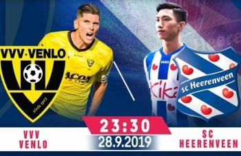Bóng đá Hà Lan Eredivisie 2019/2020: Venlo vs Heerenveen – Đoàn Văn Hậu (VÒNG 8 - 23h30 ngày 28/9)