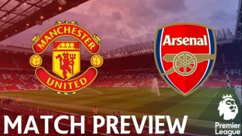 Bóng đá Ngoại hạng Anh 2019/2020: Manchester United vs Arsenal (VÒNG 7 - 2h00 ngày 1/10)