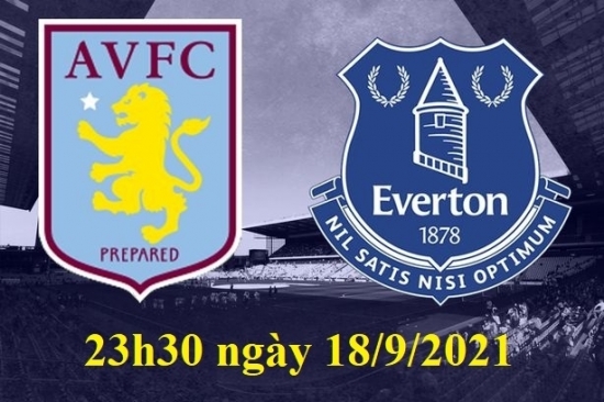 Xem Aston Villa vs Everton 23h30 ngày 18/9/2021, vòng 5 bóng đá Ngoại hạng Anh