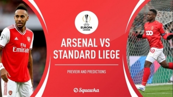 Bóng đá C2 Châu Âu: Arsenal vs Standard Liege (VÒNG BẢNG, 2h00 ngày 04/10)