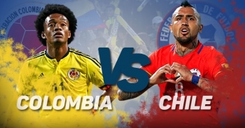 Bóng đá Giao hữu Quốc tế 2019: Colombia vs Chile (23h00 ngày 12/10)