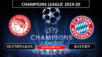 Bóng đá C1 châu Âu 2019/2020: Olympiakos vs Bayern Munich (Lượt trận 3 - 2h00 ngày 23/10)