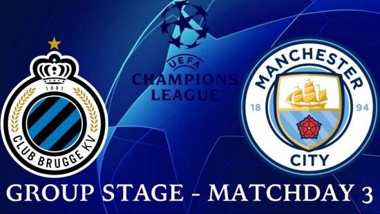 Xem Club Brugge vs Man City 23h45 ngày 19/10/2021, bóng đá Champions League (cúp C1)