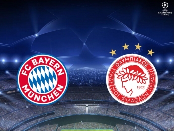 Bóng đá C1 Châu Âu 2019/2020: Bayern Munich vs Olympiakos (Lượt trận 4 - 00h55 ngày 7/11)