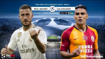 Bóng đá C1 Châu Âu 2019/2020: Real Madrid vs Galatasaray (Lượt trận 4 - 3h00 ngày 7/11)