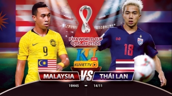 Bóng đá vòng loại WC 2022: Malaysia vs Thái Lan (19h45 ngày 14/11)