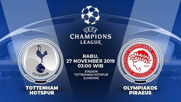 Bóng đá C1 Châu Âu 2019/2020: Tottenham vs Olympiakos (3h00 ngày 27/11)