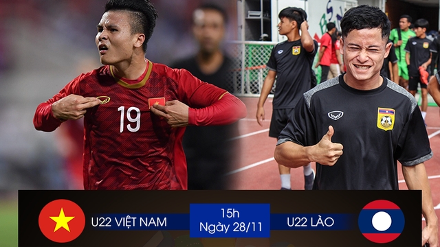 Bóng đá Nam SEA Games 30: U22 Việt Nam vs U22 Lào (15h00 ngày 28/11)
