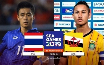 Bóng đá Nam SEA Games 30: Link xem trực tiếp U22 Brunei vs U22 Thái Lan (15h00 ngày 28/11)