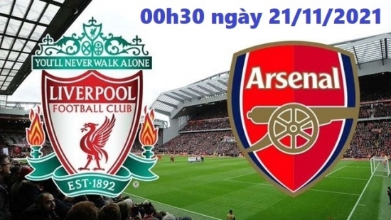 Bóng đá Ngoại hạng Anh: Xem trận đấu giữa Liverpool vs Arsenal (00h30 ngày 21/11/2021)