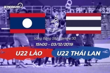 Bóng đá Nam SEA Games 30: U22 Lào vs U22 Thái Lan (15h00 ngày 3/12)