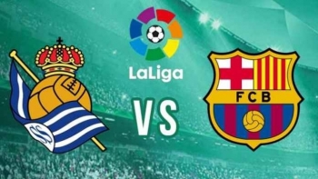 Bóng đá Tây Ban Nha 2019/20: Real Sociedad vs Barcelona (22h00 ngày 14/12)