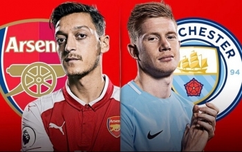 Bóng đá Ngoại hạng Anh: Arsenal vs Man City (23h30 ngày 15/12)