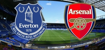 Bóng đá Ngoại hạng Anh: Trận đấu giữa Everton vs Arsenal (19h30 ngày 21/12)